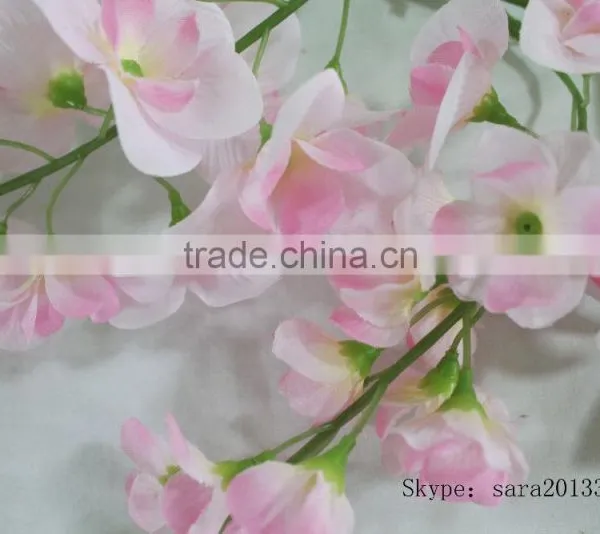 Fabric Wisteria Flowers Branch photo-5