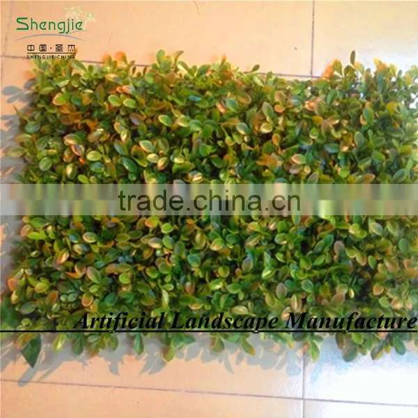 SJLJ013721 Artificial Grass / Fake Boxwood Plastic Fence for Wall Decoration photo-2