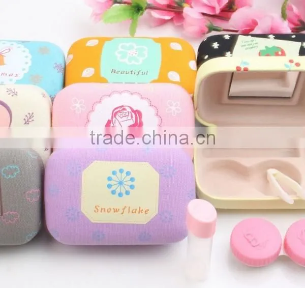 Supply Fashion Cute Floret Contact Lens Box photo-2