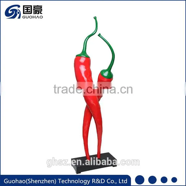 Custom Resin Red Man and Buddha Sculpture Statue photo-6