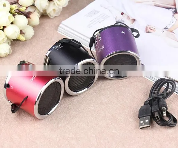 Z12 Portable Cylinder Amplifier Mini Speaker With FM Music Radio Sound HIFI Support USB Micro Line in for SD TF Card MP3 Player photo-6