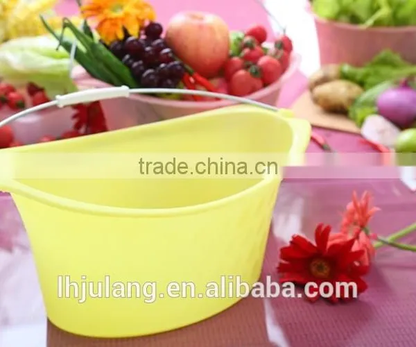 Wholesale Plastic Barrel Pail With Handle for Kitchen photo-2