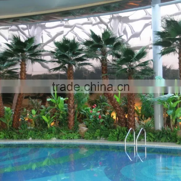 Landscape Inside Artificial Washington Palm Trees Business Artificial Plants photo-3
