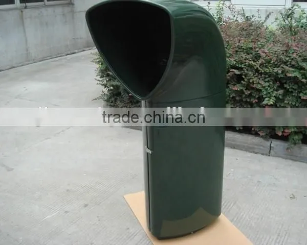 High Quality Glossy Gel Coat or Painting Finish Fiberglass Trash Receptacle Frp Factory photo-3