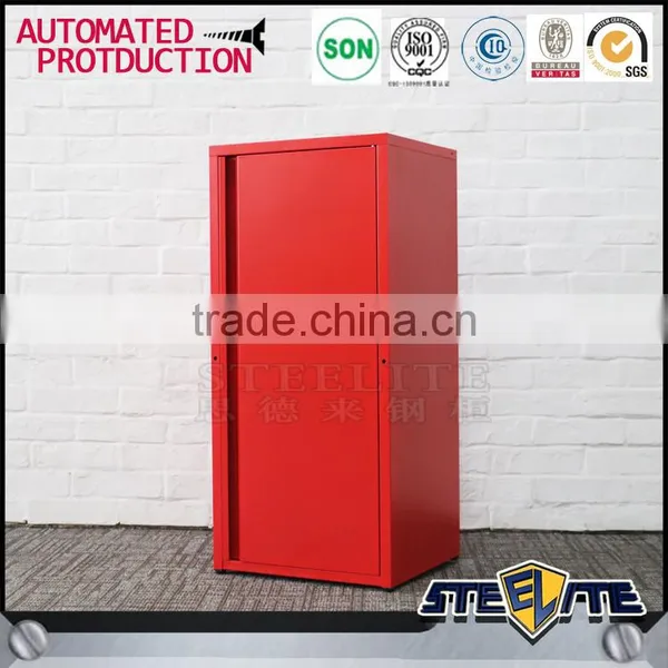 Red Color Steel Clothes Storage Cabinet Baby Cupboard Designs photo-3