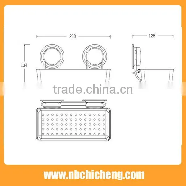 Bathroom Shelf Creative Design Strong Sucker Bathroom Shelves Wall Mounted Type Storage Rack Kitchen Commodity Shelf With Strong photo-3