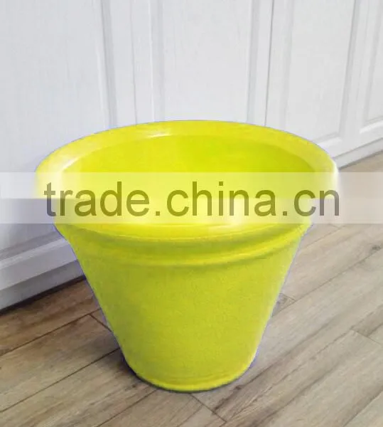 Big Size Colorful Flower Pot PE Material Gardon Pots photo-5