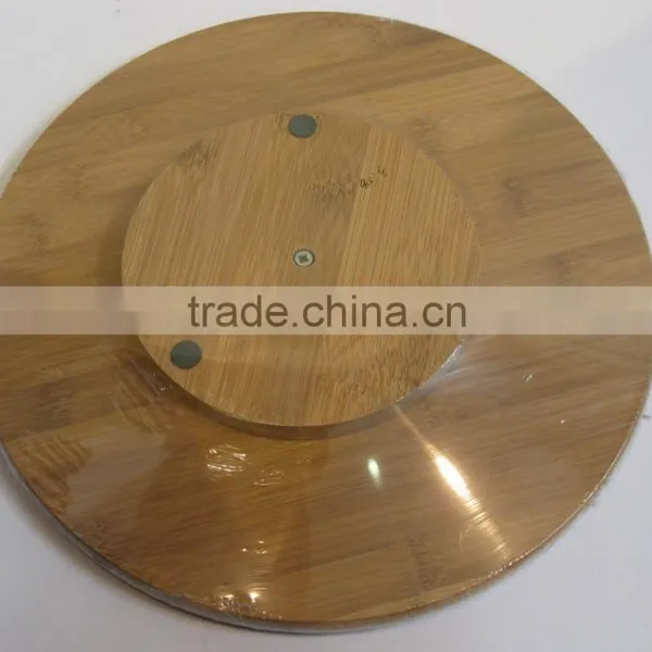 Bamboo Lazy Susan, Turnable Tray, Rotating Tray