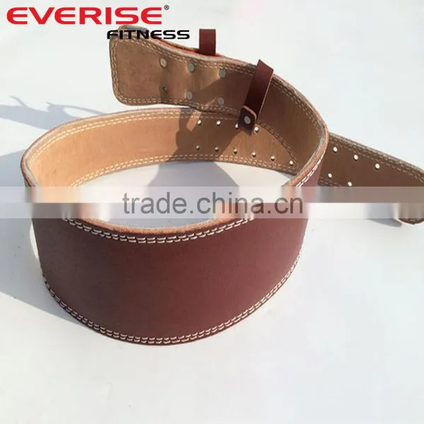 Crossfit Foam Padded Leather Weightlifting Belt photo-3