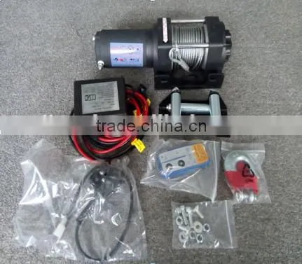 Car Parts Mini Winch Accessories off Road 12v Car Winch 8000 Lbs 4x4 Electric Winch for Car photo-3