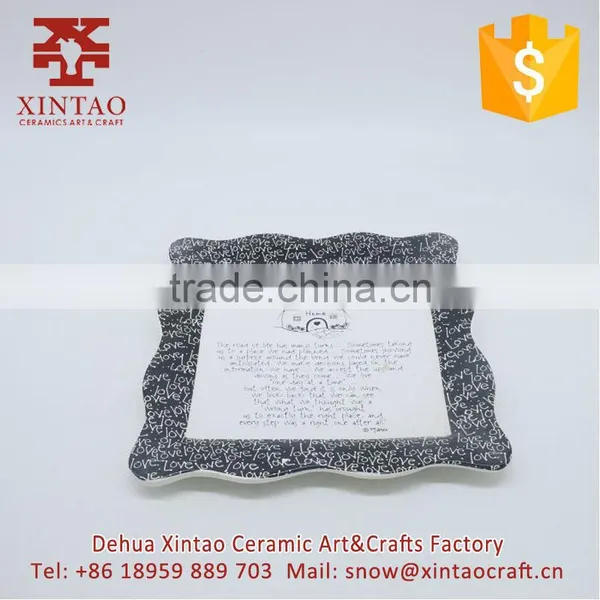 2016 New Design Hot Sale Factory Supply Square Ceramic Bakeware,ceramic Baking Beansceramic Baking Tray photo-5