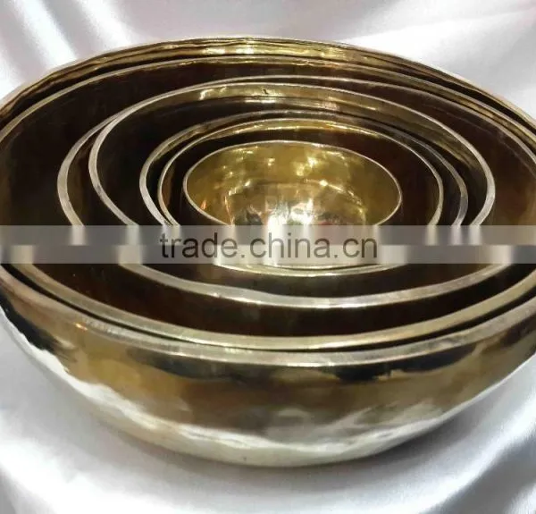 High Quality Shiny Tibetan Meditation & Healing Singing Bowl Set photo-2