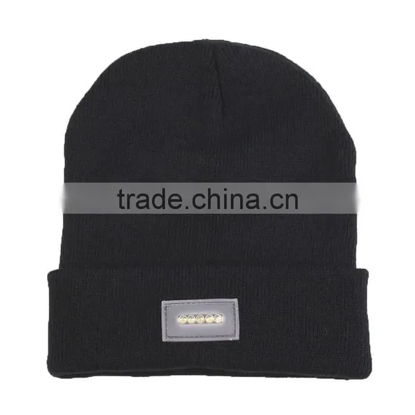 Good Quality Custom Color Led Light Beanie Hats photo-6