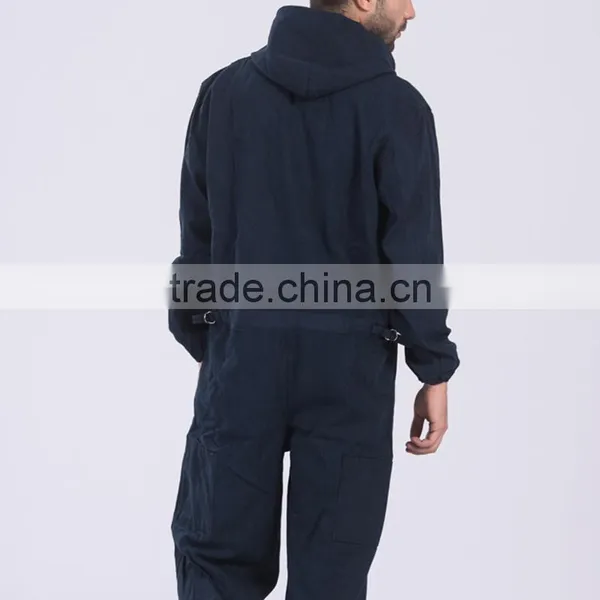 Comfortable Navy Blue Winter Working Coverall In Workwear photo-6