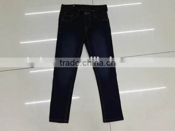 Yiwu Stocks Lots Girl's Fashion High Quality Tight Jeans photo-2