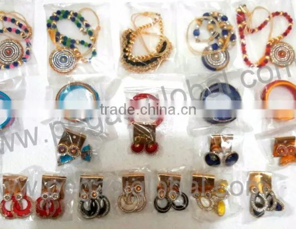 Indian Jewelry Ethnic Pearl Kundan Earrings photo-6