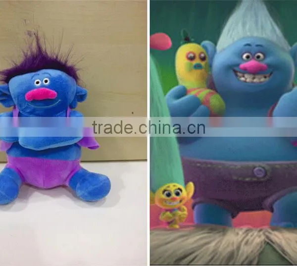 Good Quality Cartoon Dreamworks Plush Toys Trolls Set Stuffed Toy photo-6