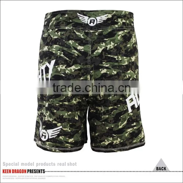 GREEN CAMO FIGHT SHORTS CUSTOM PRINTING MAKE YOUR OWN STYLE MMA SHORTS photo-2