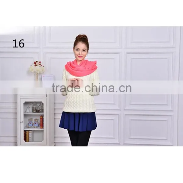 New Design High Quality 20color Choice New Solid Acrylic Material Scarf Women photo-5