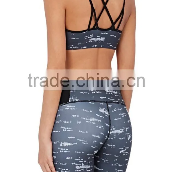 Wholesale Custom Womens Sexy Yoga Sports Wear Legging Running Fitness Gym Soft Top Trousers Wear photo-3