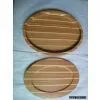 Bamboo Oval Tray and Plate