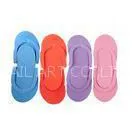 Blue / Yellow / Red Nail Art Tools Disposable Pedicure Foam Slipper Set