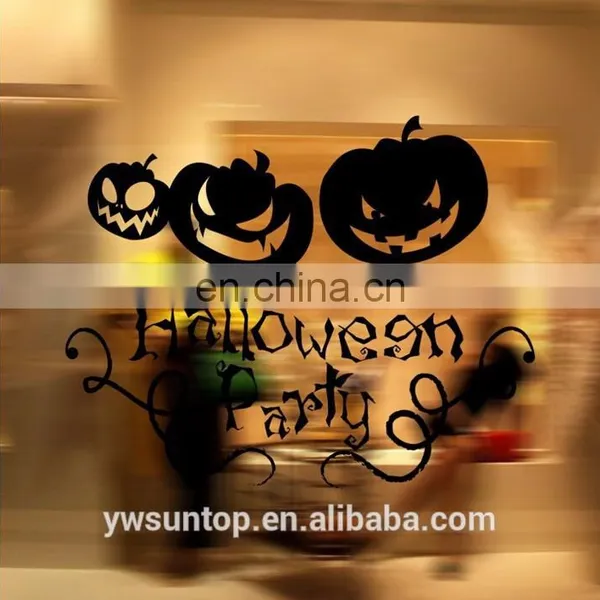 Halloween Theme Pumpkin Evil Window/Wall Sticker Halloween Decoration Home Decoration photo-3