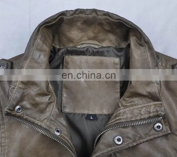 2016 Manufacture Latest Fashion Mens PU Jacket photo-4