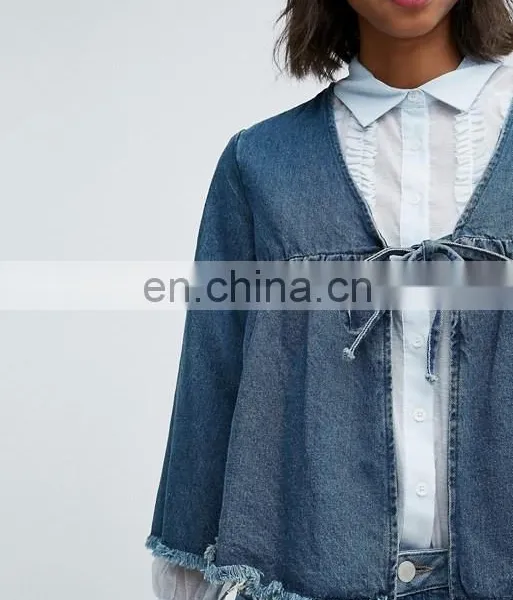 Denim Jacket Womens Fashion Jacket Denim Jackets for Lady photo-3