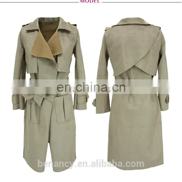 Classic Winter Outwear Thick Wool Cardigan Coat For Mature Women photo-6