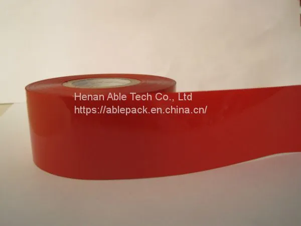Red Hot Stamping Foil 25x122m for Paper , Plastic to Print the Batch Number photo-4