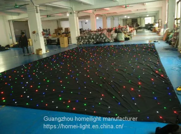 RGBW Star Curtain Led Sky Star Cloth Stage Backdrop With DMX photo-4
