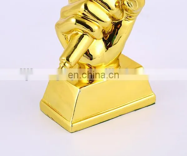 2016 Golden Microphone Trophy Resin Cup for Good Singer Wholesale photo-4