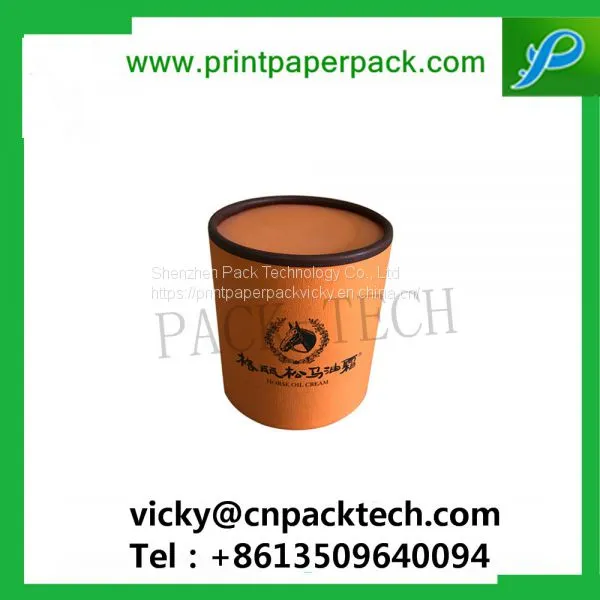 Cylinder Shape Colorful Handmade Round Paper Box for Flowers Customized Makeup Boxes photo-3