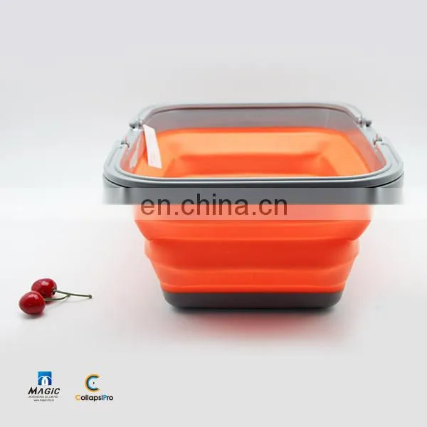 2018 Multi-functional Large Foldable Shopping Basket Collapsible Fruit Vegetables Hand Basket photo-4