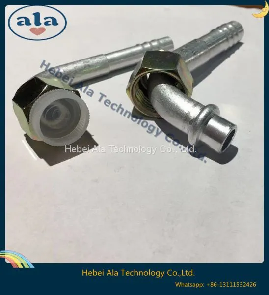 #6 #8 #10 #12Al Joint With Al Jacket Auto Air Conditioning Fitting Female O-Ring Connector 180 Degree AC Fitting photo-4