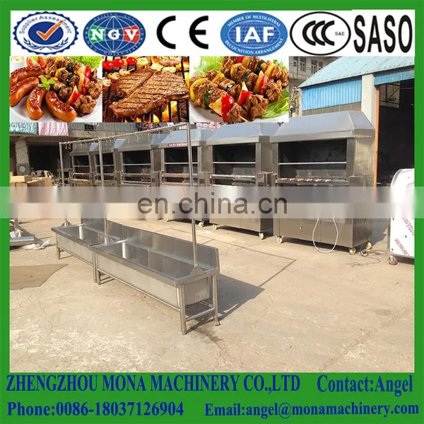 High Productions Stainless Steel Barbecue Bbq Grill Charcoal Chicken Roaster /electric Grill Machine photo-6