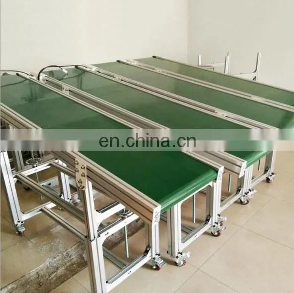 Mini Aluminium Alloy Flat Pvc Green Conveyor Belts Price photo-3