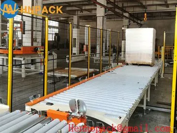 2019-hot-sale-fully-auto-conveyorized-turntable Pallet Stretch Wrapper photo-4
