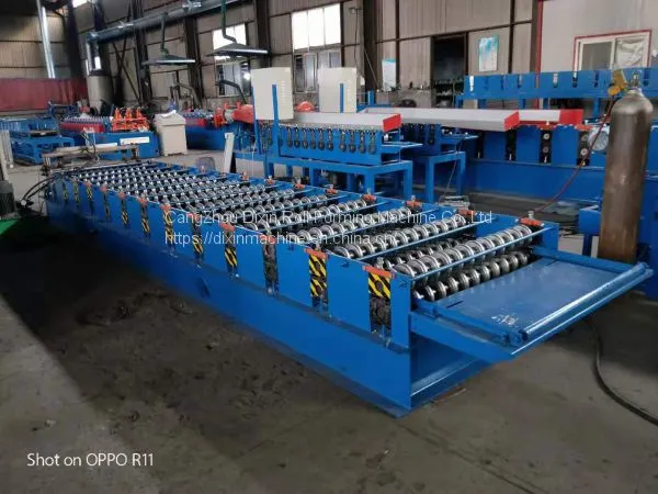 Roofing Tile Corrugated Sheet Roll Forming Machine Price for Factory Price photo-5