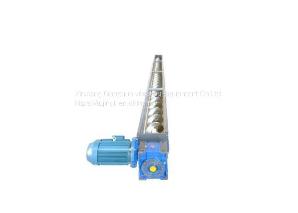Incline Stainless Steel Shaftless Screw Conveyor For Building Materials photo-4