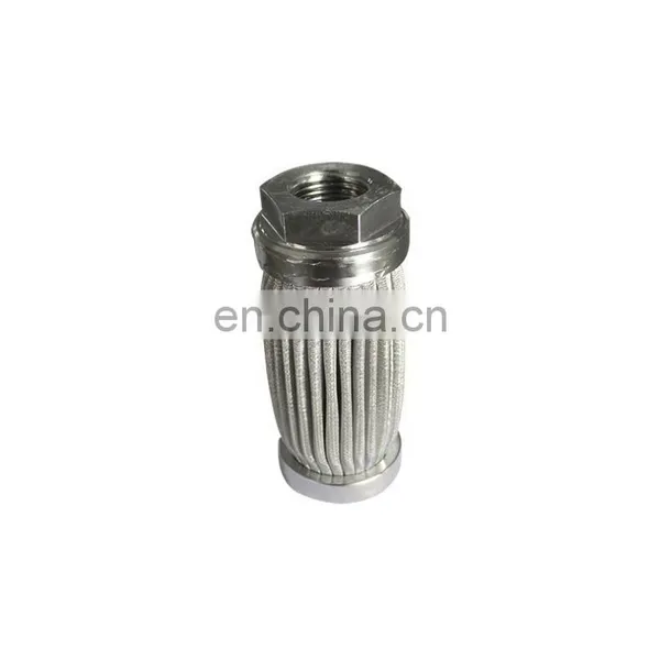 Stainless Steel 304 Wire Mesh Pleated Metal Filter Element With Threaded Interface photo-4