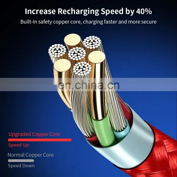 3 In 1 Usb Cable Magnetic Micro Usb Fast Charging Nylon 1M 2020 New Product Cable Original Factory Wholesale Data Line Cable photo-3