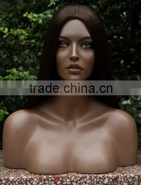 Head Mannequin Type and Fiberglass Material Cheap Mannequin H1049 photo-2