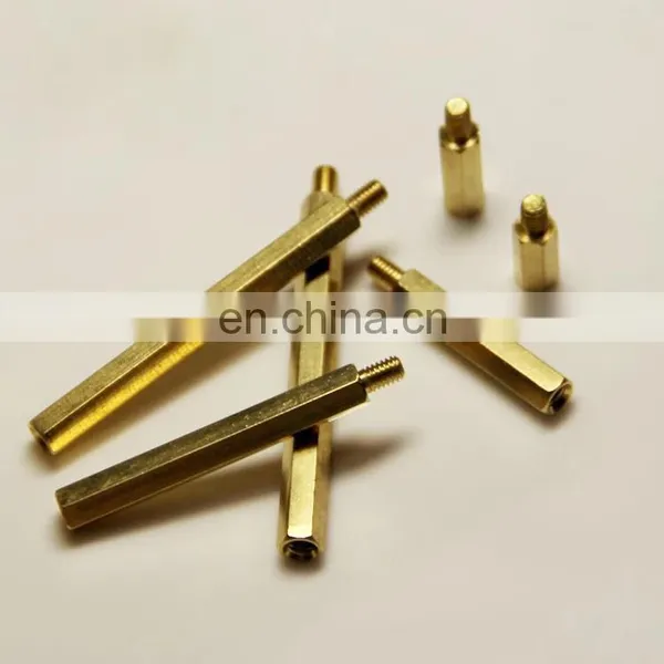Copper Brass Precision Micro CNC Turning Parts, CNC Turned Shaft Pin Copper Parts photo-4
