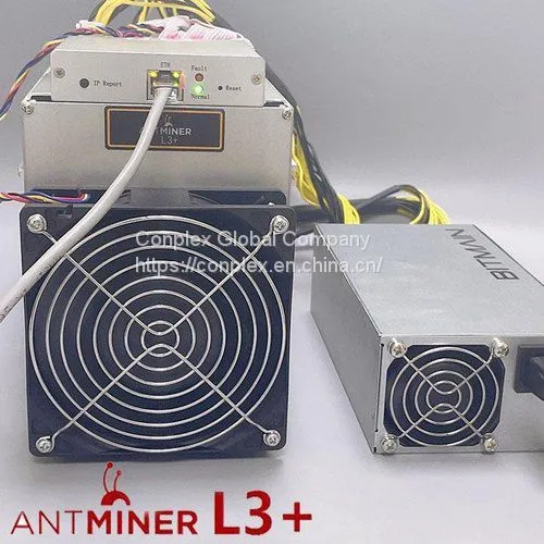 Antminer L3+ L3++ 504 МГх/с 580 МГх/с с блоком питания майнер блокчейна Litecoin ASIC плата расчета для майнинга