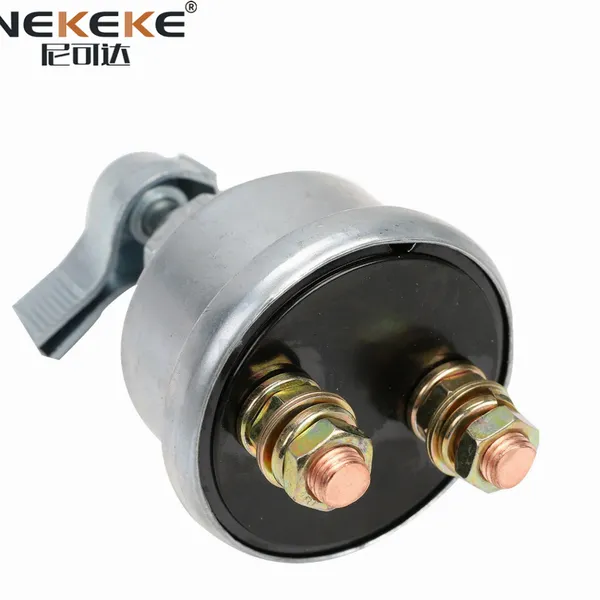NEKEKE 12V Master Battery Disconnect Kill Switch 2 Post Nascar Car Battery Power Off Switch photo-5