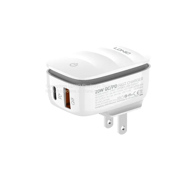LDNIO A2425C 20W LED Lamp & Fast Charger US/EU/UK photo-3