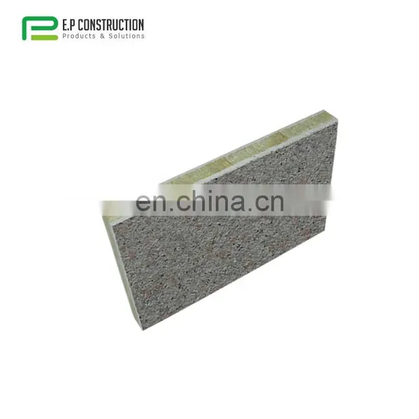 Lightweight Exterior Indoor Wall Insulated Silicon Rock Interior Decorative Isolation Sandwich Panel Brick photo-4