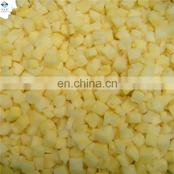 Sinocharm Sweet Direct Sales Frozen IQF Pineapple Diced/Sliced/Chunks